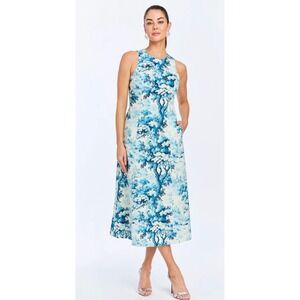 Mestiza New York Louisa Toile Print Sleeveless Midi Dress Size 2
